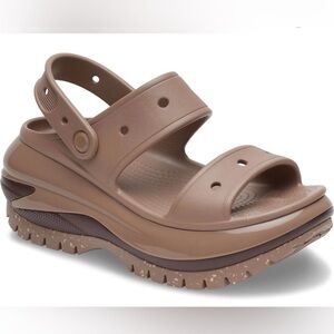 *BRAND NEW W/O BOX* Crocs Unisex-Adult Classic Mega Crush Platform Sandals 6